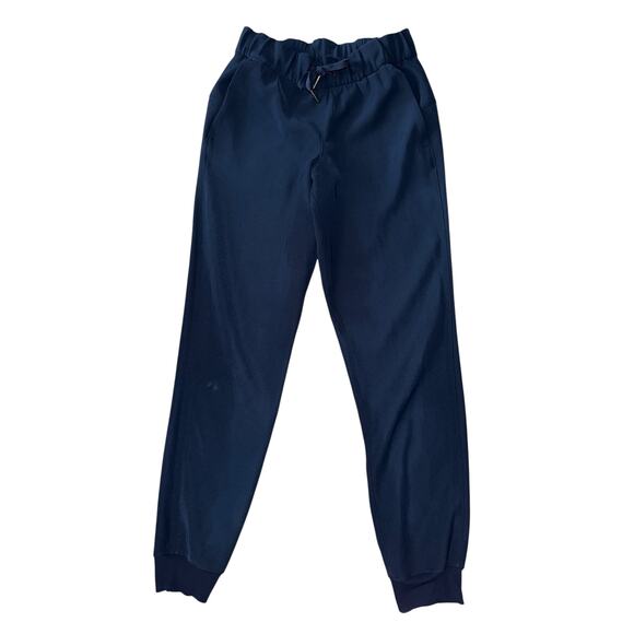 Lululemon Navy Joggers Sz 2 - Picture 1 of 5